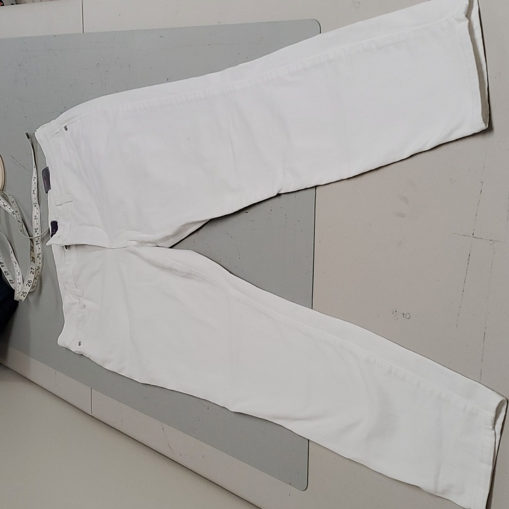 NYDJ White Clarissa ankle jeans size 12
